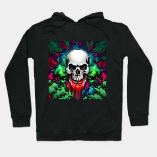 Vibrant Skull Hoodie